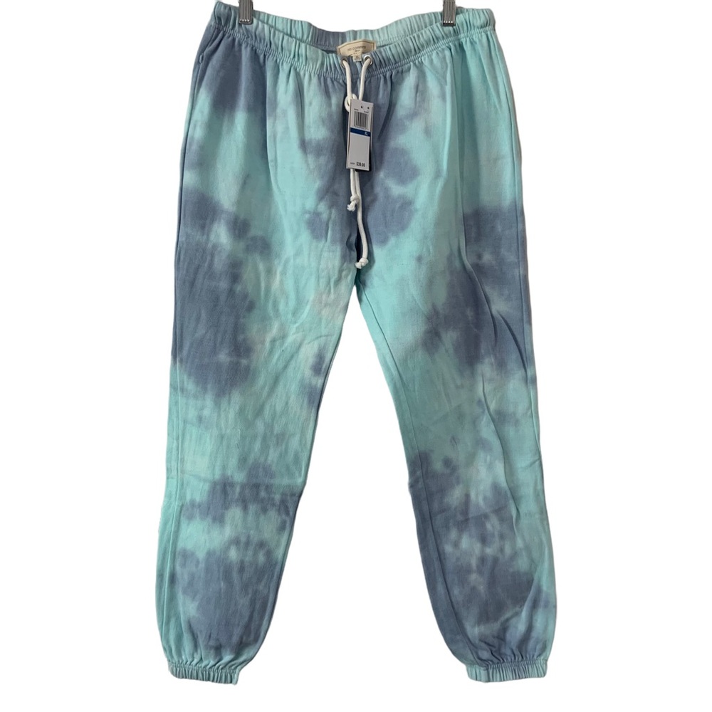 No Comment Blue Purple Tie Dye Sweat Pant Joggers